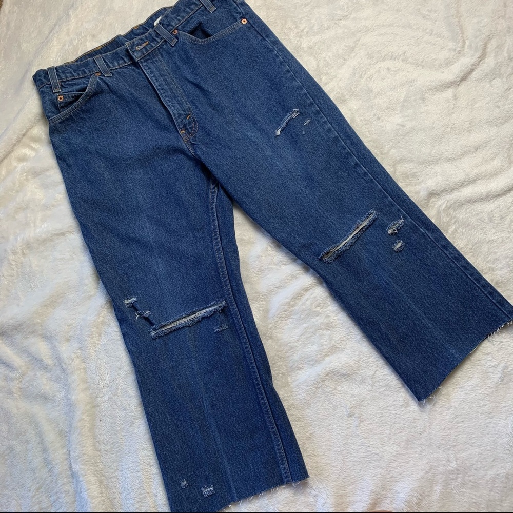 Vintage Levi's 517 Cropped Jeans 🌼 35 W